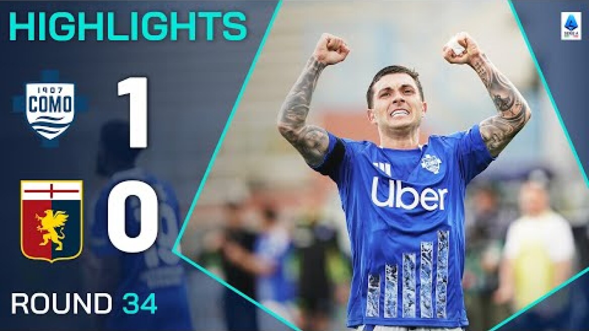 COMO-GENOA 1-0 | HIGHLIGHTS | Strefezza Secures Safety for Como | Serie A 2024/25