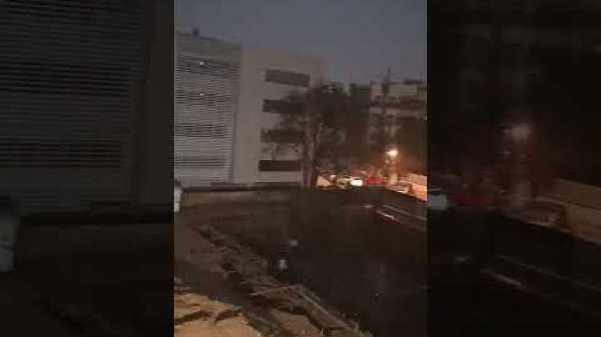 Χαλαζόπτωση στην Αθήνα