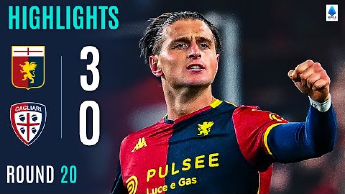 GENOA-CAGLIARI 3-0 | HIGHLIGHTS | Genoa Take Second Home Win with Three | SERIE A 2025/26