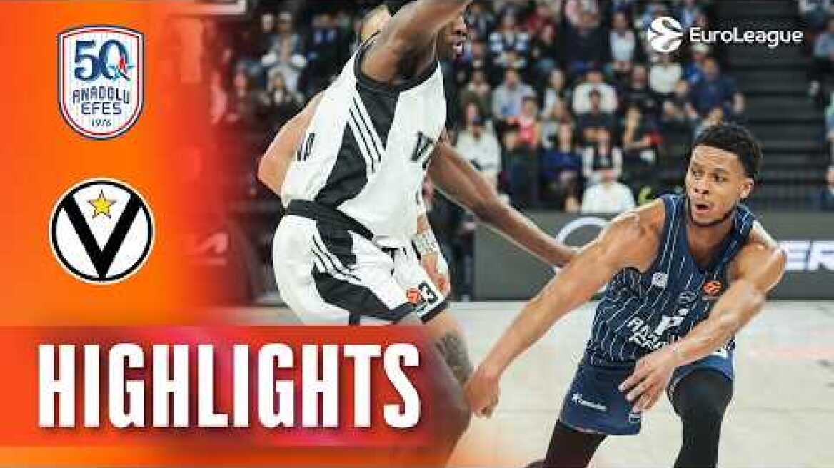 Career-High Swider Show | Efes - Virtus | R28 BASKETBALL HIGHLIGHTS 2025-26