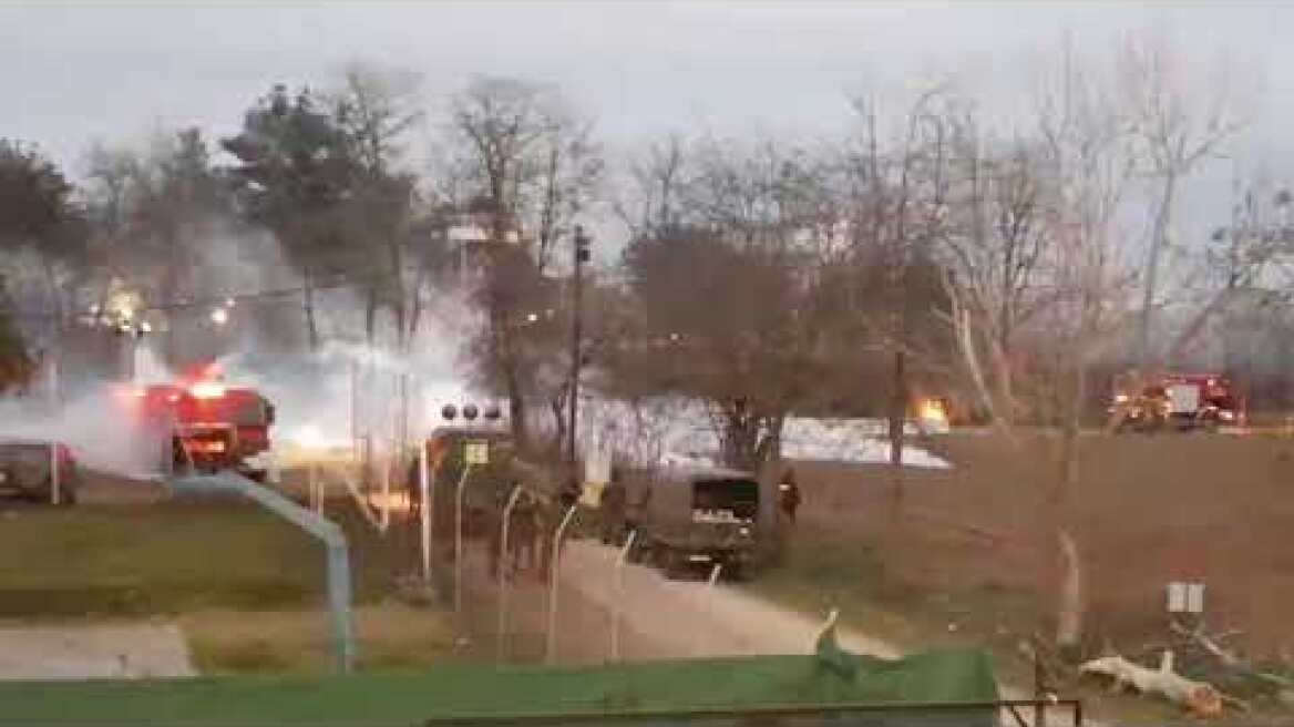 Κοντά στις Καστανιές έχουν ξεσπάσει μικρές εστίες φωτιάς