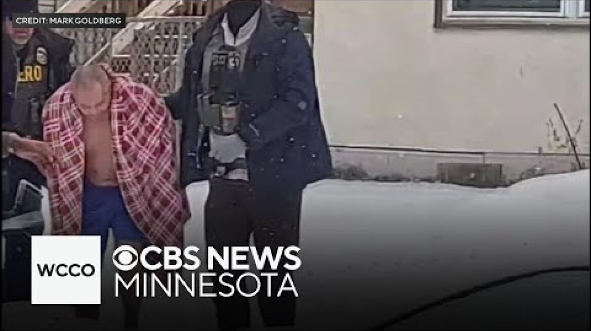 Video shows ICE agents pulling underdressed man from St. Paul home