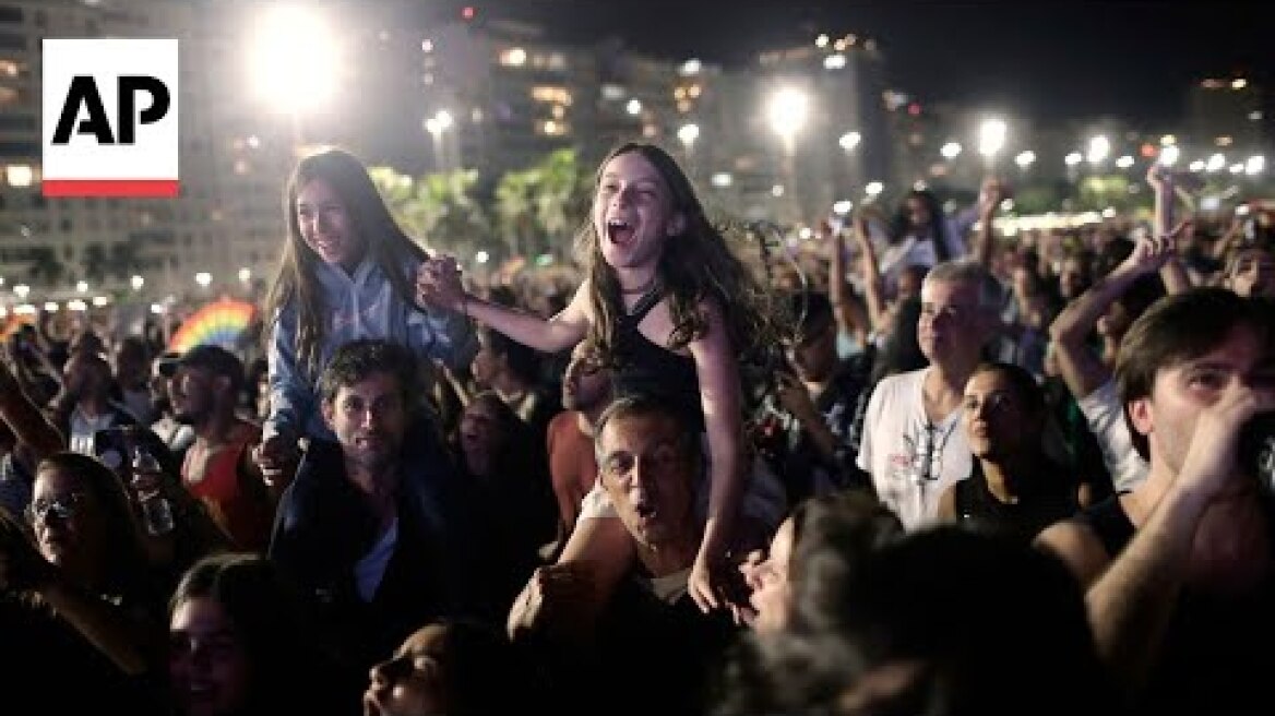 More than 2 million fans attend Lady Gaga's free concert at Rio's Copacabana Beach