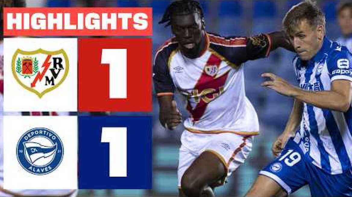 RAYO VALLECANO 1 - 1 DEPORTIVO ALAVÉS | RESUMEN LALIGA EA SPORTS