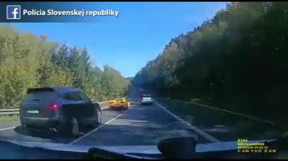 Φρικτό τροχαίο δυστύχημα όταν τρεις οδηγοί Φεράρι, Πόρσε και Μερσεντές έκαναν αγώνα ταχύτητας