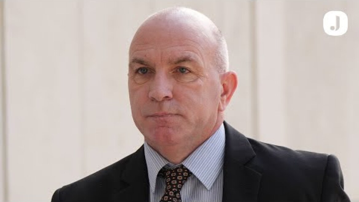 Former Kilkenny hurler DJ Carey arrives at the Criminal Courts of Justice