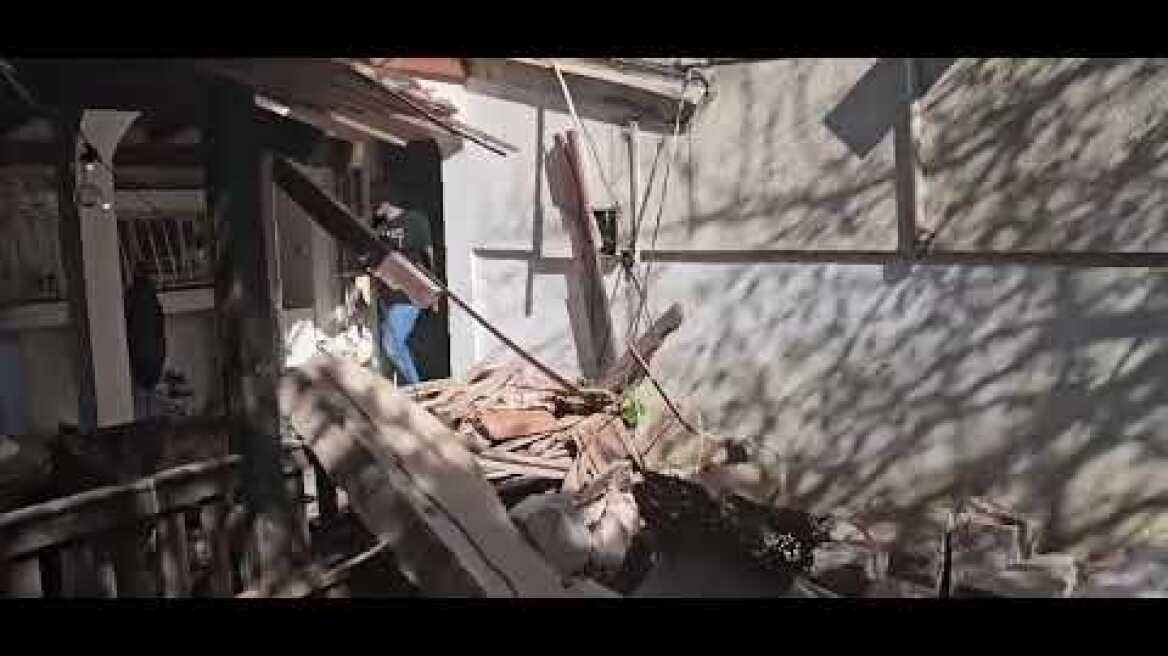 Καταστροφές στην πόλη Ναχαρίγια