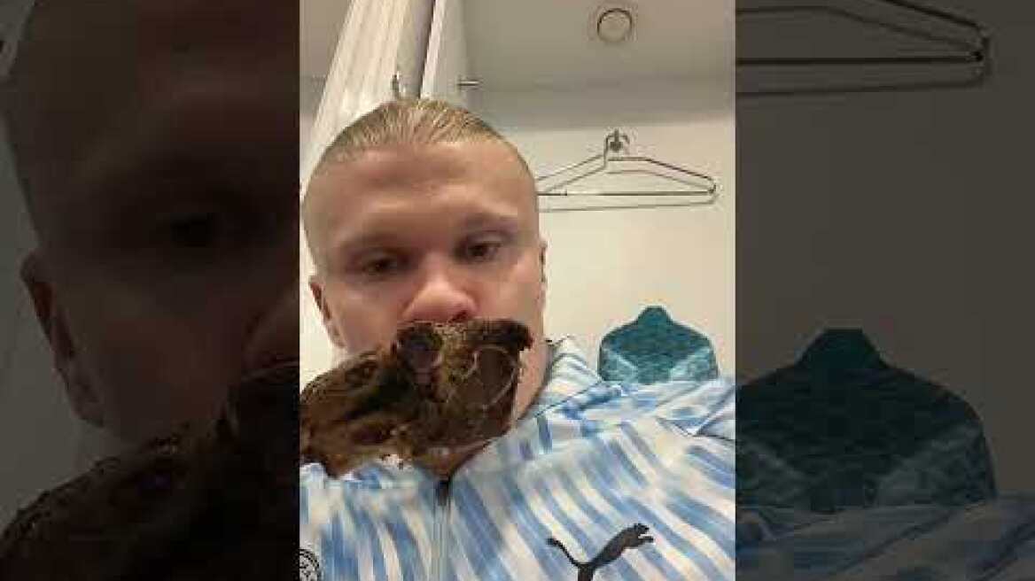 Ο Χάαλαντ ξεπέρασε τον Ρονάλντο σε γκολ στην Premier League και το γιόρτασε με μία tomahawk μπριζόλα