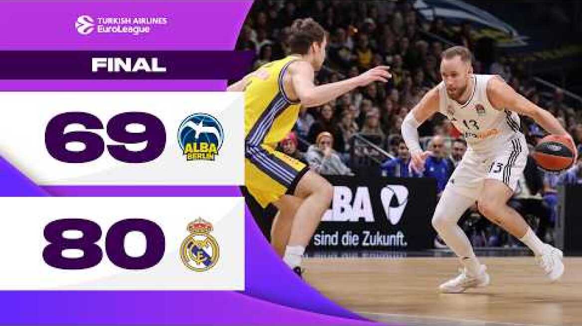 The WINNING RUN Continues | ALBA Berlin - Real Madrid | BASKETBALL HIGHLIGHTS R18