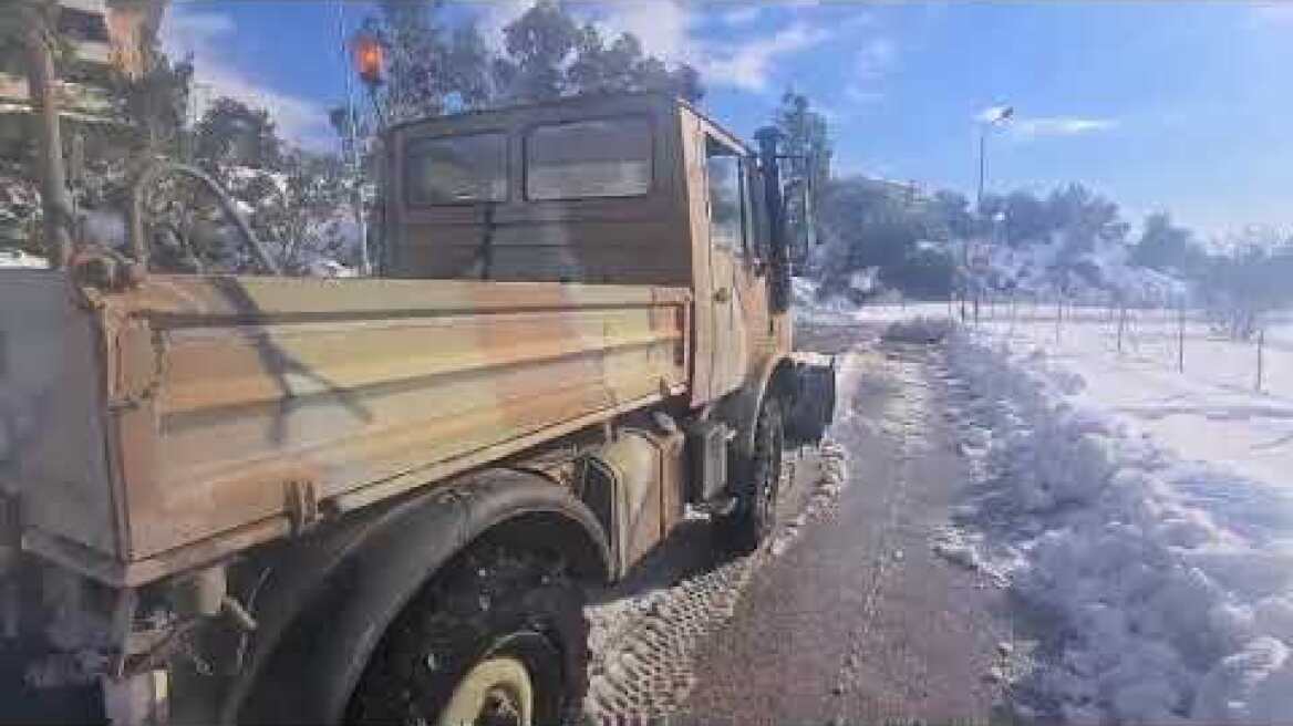 Συνδρομή των ΕΔ στον αποχιονισμό 26/1 (1)