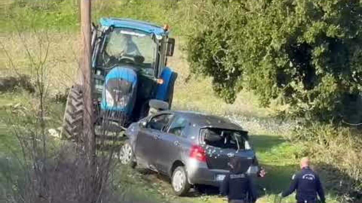 Μεταφέρουν το αυτοκίνητου του 51χρονου θύματος στην Αιτωλοακαρνανία