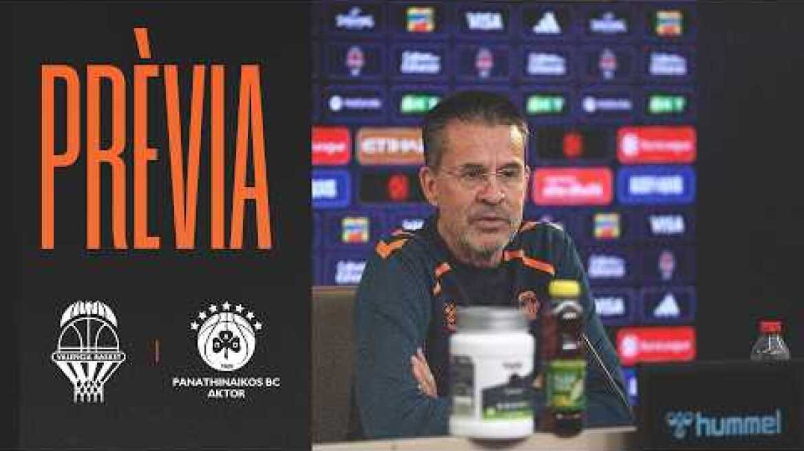 🎤 DECLARACIONES | Pedro Martínez pre P5 Playoffs EuroLeague vs Panathinaikos | Valencia Basket
