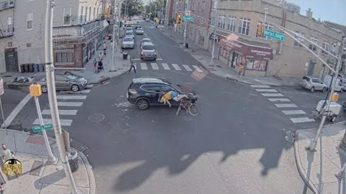 CCTV footage of Jersey City Councilwoman Amy DeGise hit-and-run