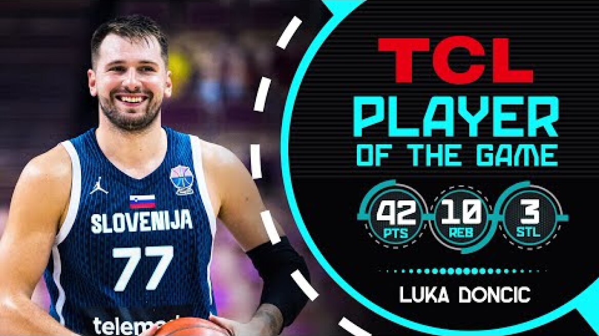 🇸🇮 Luka Doncic erupts for 42 PTS vs Italy | TCL Player of the Game | FIBA EuroBasket 2025