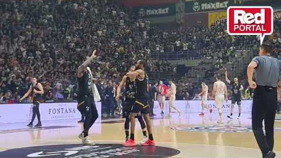 Trojka Kevina Pantera za ERUPCIJU U PIONIRU! (Partizan-Crvena zvezda 68:65)