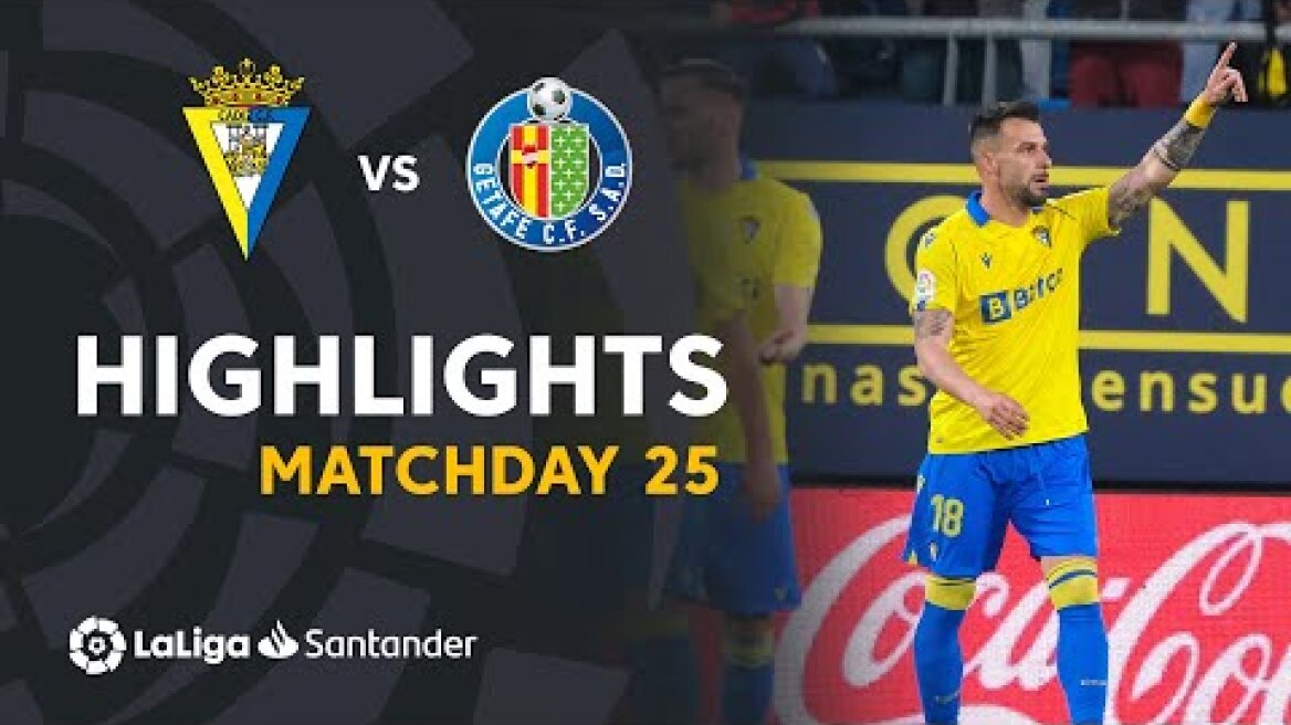 Resumen de Cádiz CF vs Getafe CF (1-1)