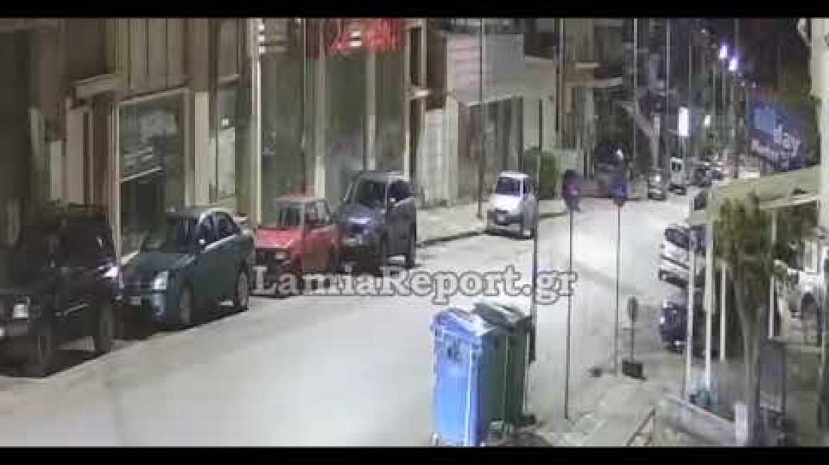 LamiaReport.gr: Τροχαίο on camera μέσα στη Λαμία