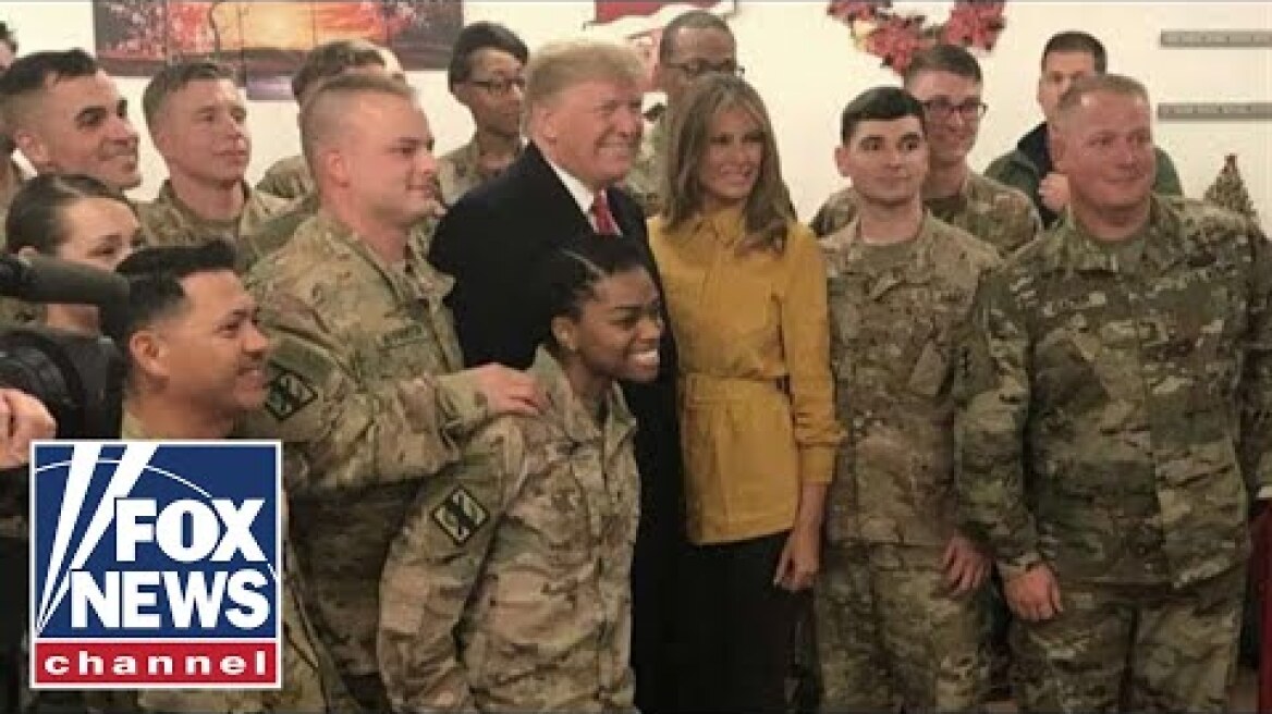 Trump makes surprise visit to US troops in Iraq