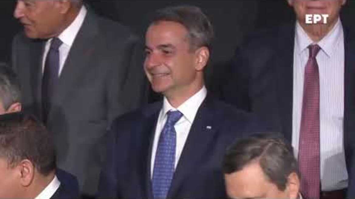 Ο Πρωθυπουργός Κυριάκος Μητσοτάκης στη διάσκεψη για τη Λιβύη