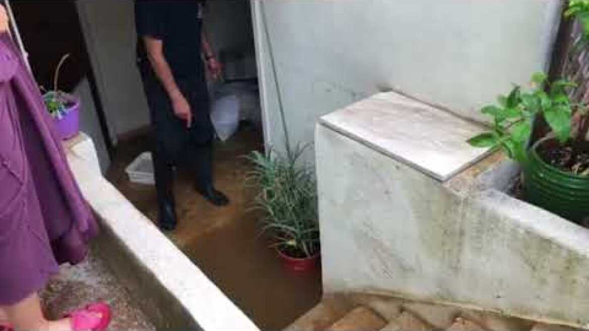 Χαλάνδρι - πλημμύρα σε σπίτι