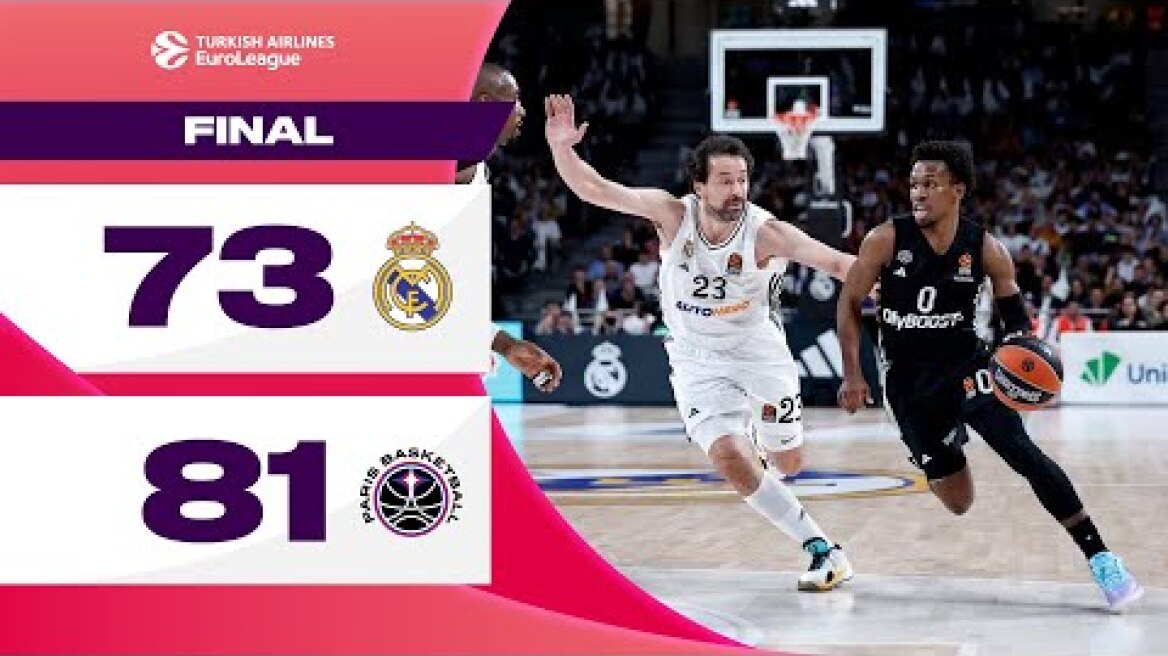 TJ Shorts DANCES Through MADRID | Real Madrid - Paris | BASKETBALL HIGHLIGHTS  Play-in 2025
