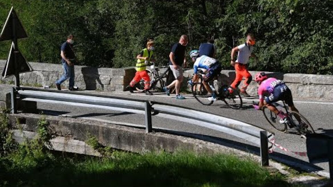 Dramatyczny wypadek ! Remco Evenepoel spadł z wiaduktu w przepaść