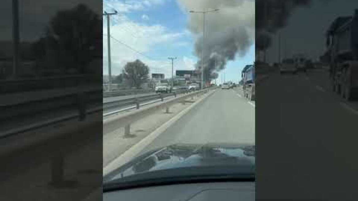 Φωτιά σε επαγγελματικό χώρο στο Κορωπί