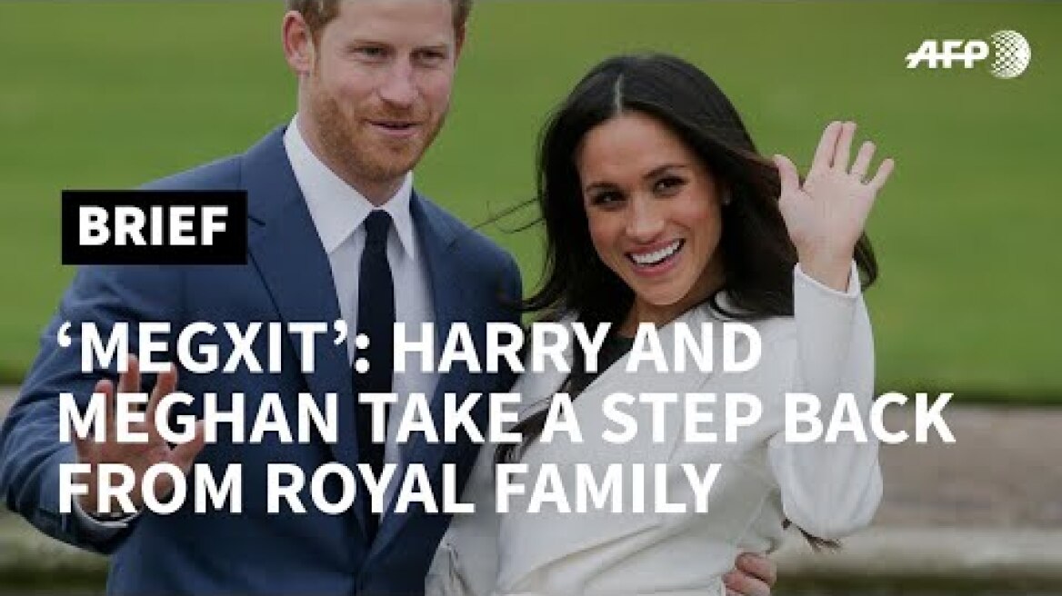 "Megxit" makes headlines in Britain after royal bombshell | AFP