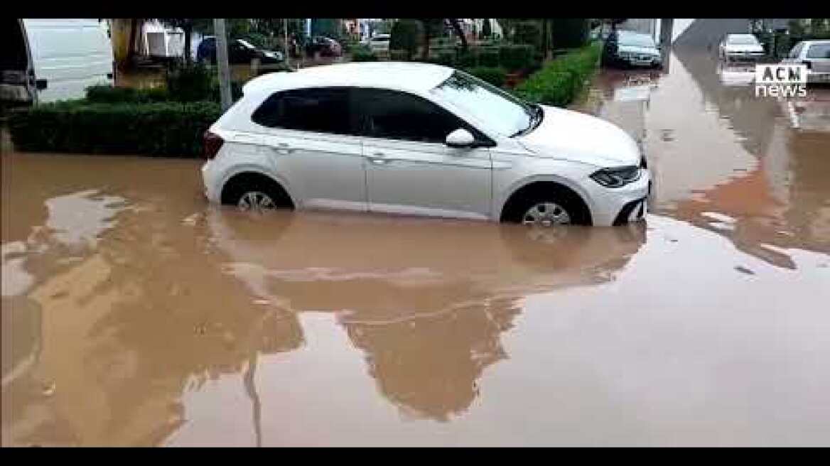 Lezha e mbuluar nga uji #acmnews 