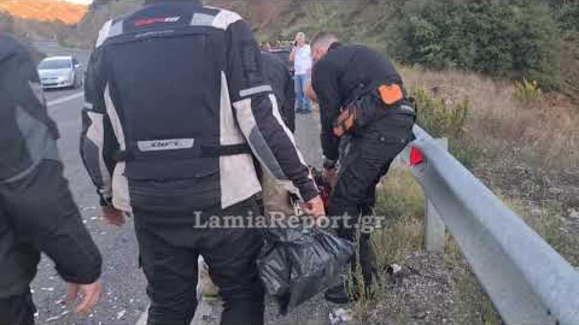 LamiaReport.gr: Σύγκρουση μηχανής με αυτοκίνητο στις στροφές του Δομοκού