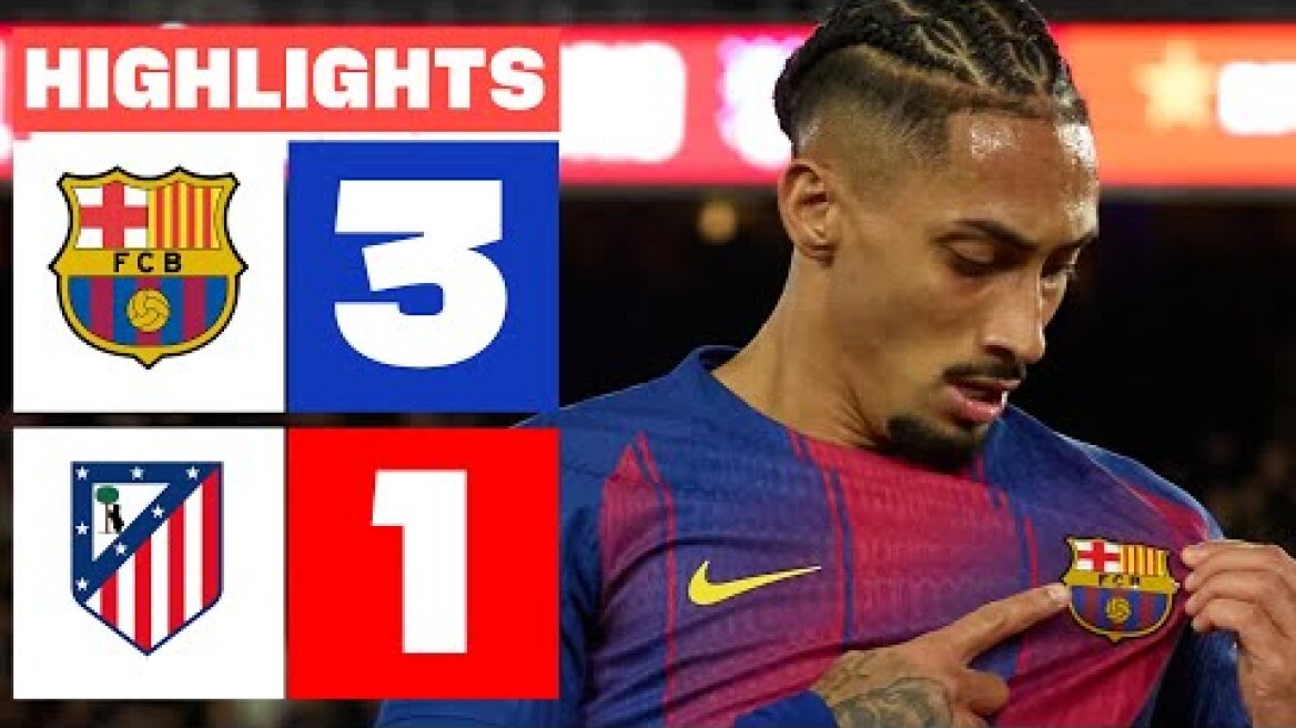 FC BARCELONA 3 - 1 ATLÉTICO DE MADRID | RESUMEN LALIGA EA SPORTS