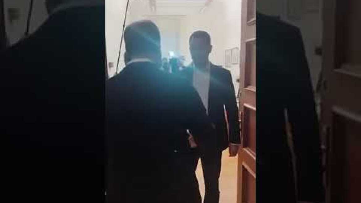 Συνάντηση Σακελλαρίδη και Αλέξη Χαρίτση