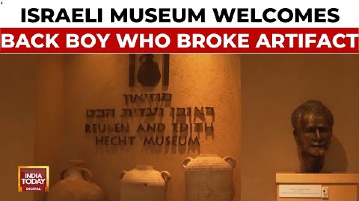 Israeli Museum Invites Boy Who Broke Rare Bronze-Era Jar For Special Tour | India Today