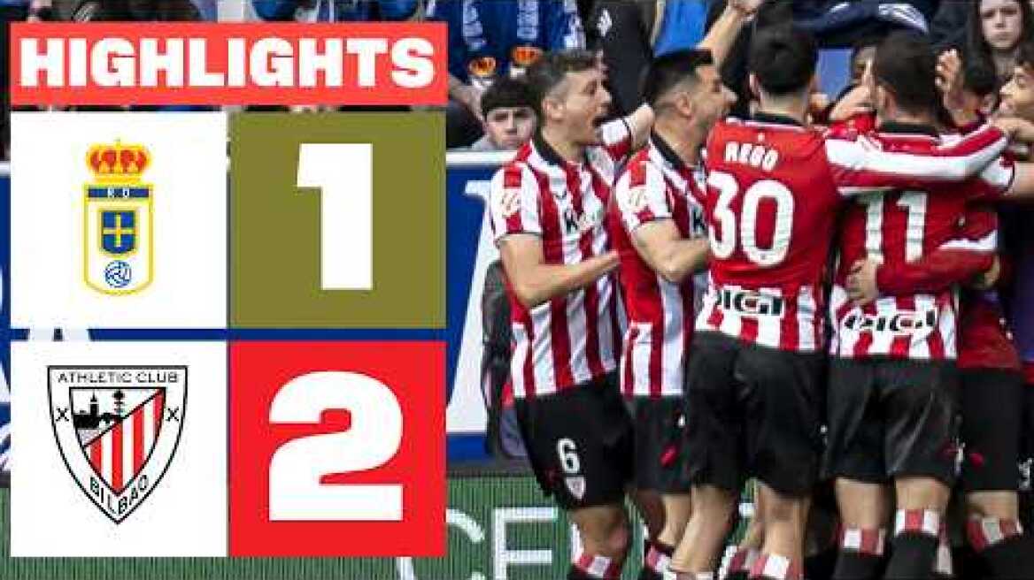 REAL OVIEDO 1 - 2 ATHLETIC CLUB | RESUMEN LALIGA EA SPORTS