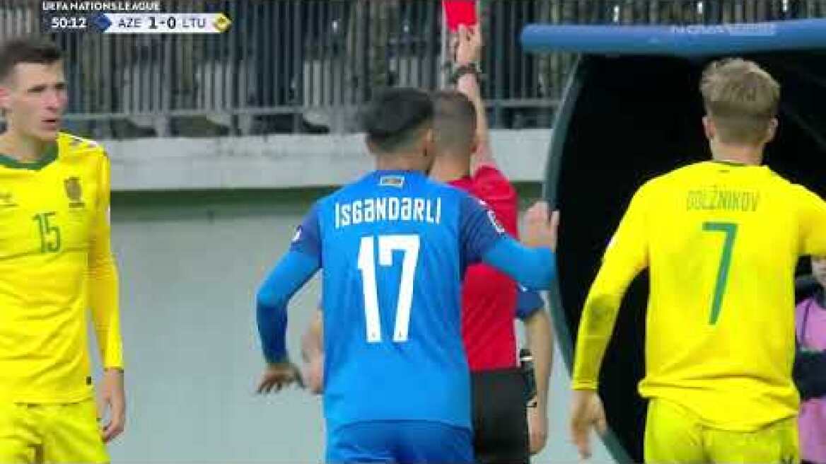 Αζερμπαϊτζάν – Λιθουανία: 1-0 (MD 4 Nations League, 04/10/2026)