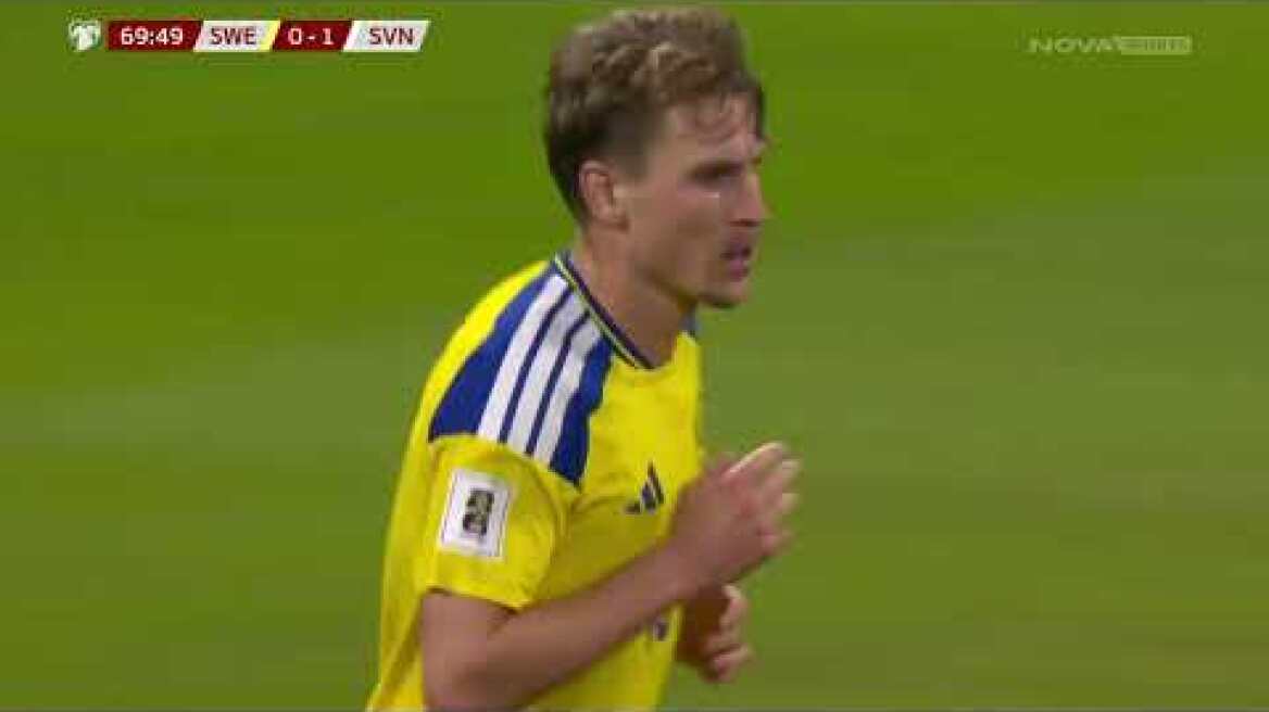 Σουηδία-Σλοβενία: 1-1 (highlights)