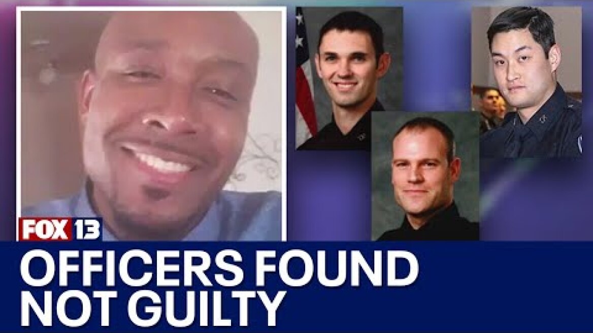 FULL VERDICT: Jury finds all 3 Tacoma, Washington police officers not guilty in Manny Ellis's death