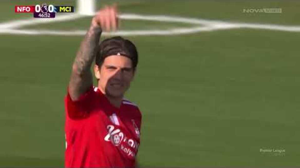 Νότιγχαμ Φόρεστ - Μάντσεστερ Σίτι: 1-0 (MD 28, 08/03/2025)