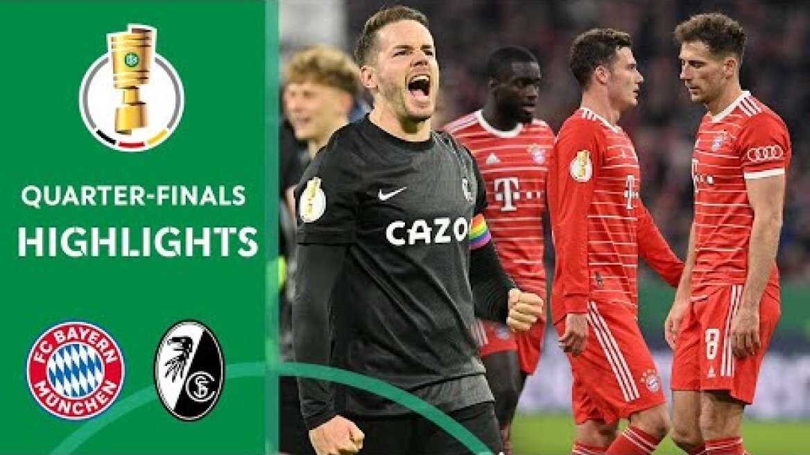 LAST-MINUTE Penalty shocked Bayern | FC Bayern München vs. SC Freiburg 1-2 | Highlights | DFB-Pokal