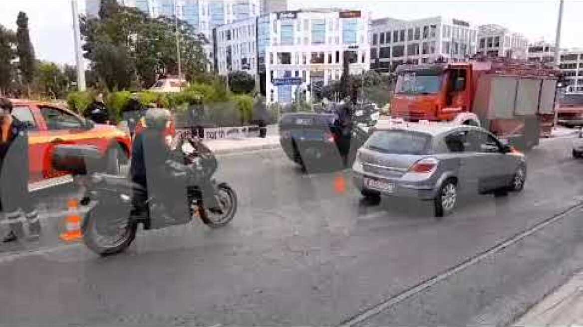 Σοβαρό τροχαίο για την Χριστίνα Σούζη - Τούμπαρε το αυτοκίνητό της στο Μαρούσι