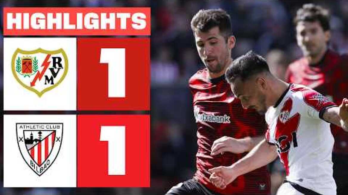RAYO VALLECANO 1 - 1 ATHLETIC CLUB | RESUMEN LALIGA EA SPORTS