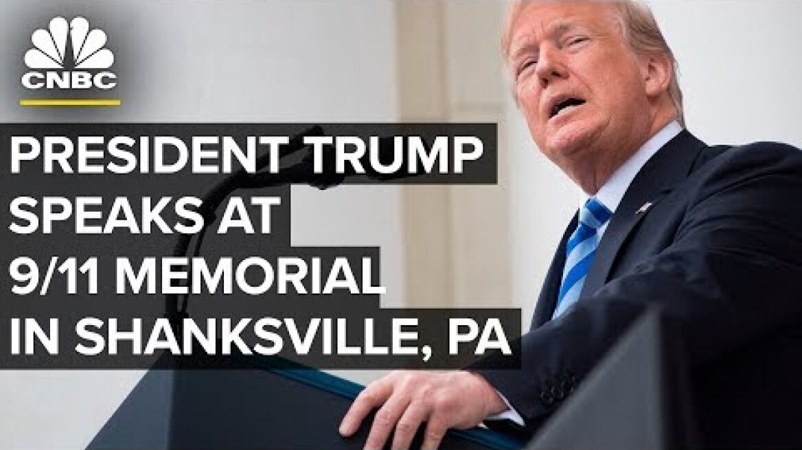 LIVE: President Trump Speaks at 9/11 Memorial - Sept. 11, 2018
