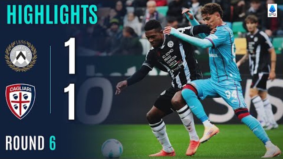 UDINESE-CAGLIARI 1-1 | HIGHLIGHTS | Cagliari Snatch A Point In Udine | SERIE A 2025/26
