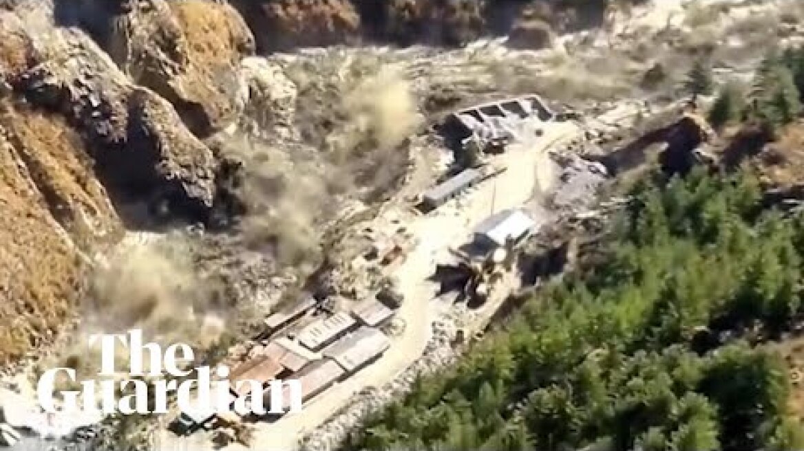Scores feared dead after glacier causes dam burst in India