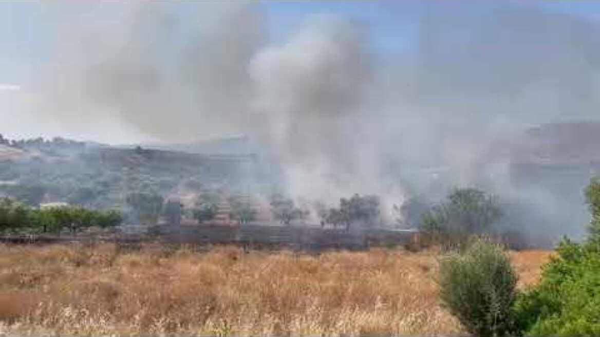 μεγαρα φωτια