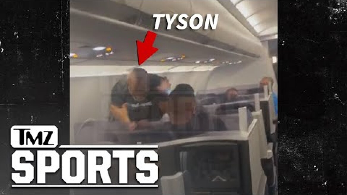 Mike Tyson Repeatedly Punches Man In Face On Plane, Bloodies Passenger | TMZ Sports