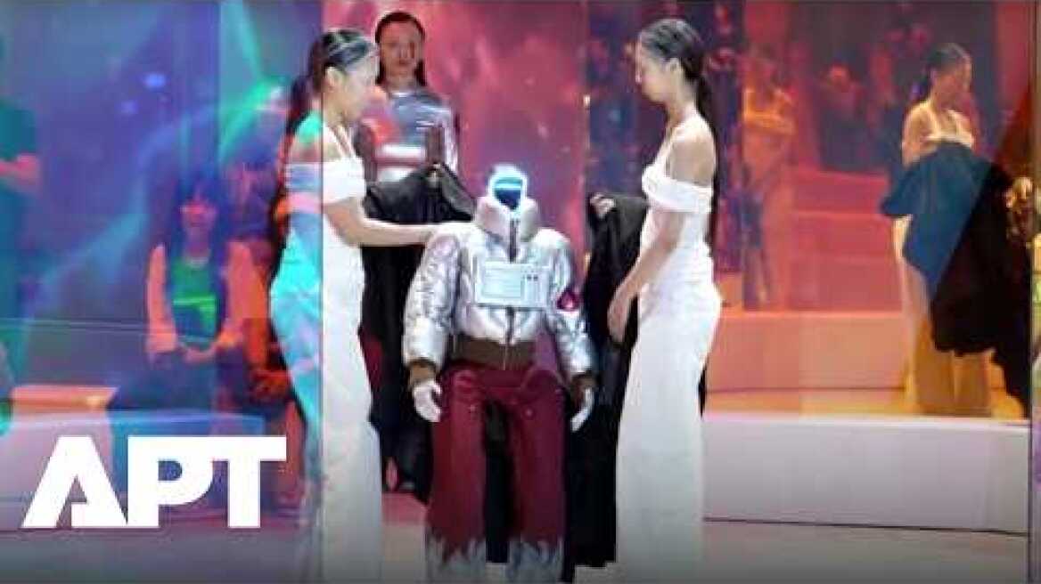 WATCH: Robots And Human Models Share Runway At Seoul AI Fashion Show | APT