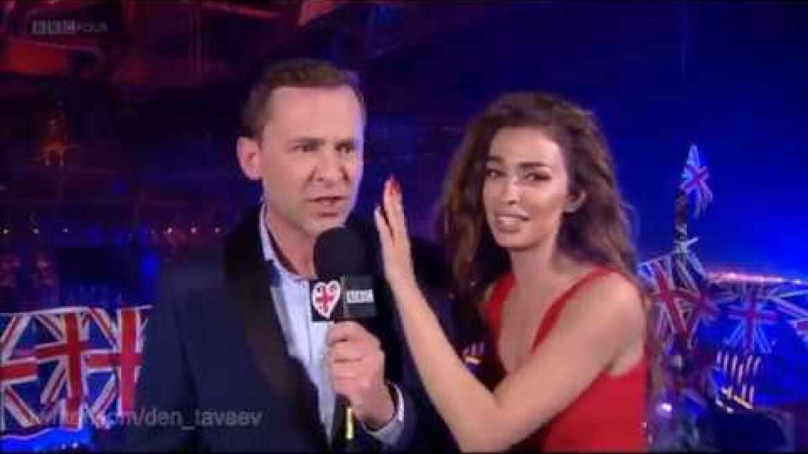 Scott Mills and Eleni Foureira | Eurovision Song Contest 2018
