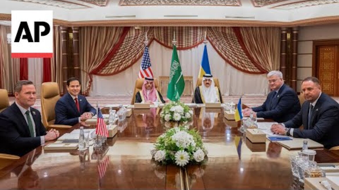 Ukraine-US talks on ending war with Russia start in Saudi Arabia