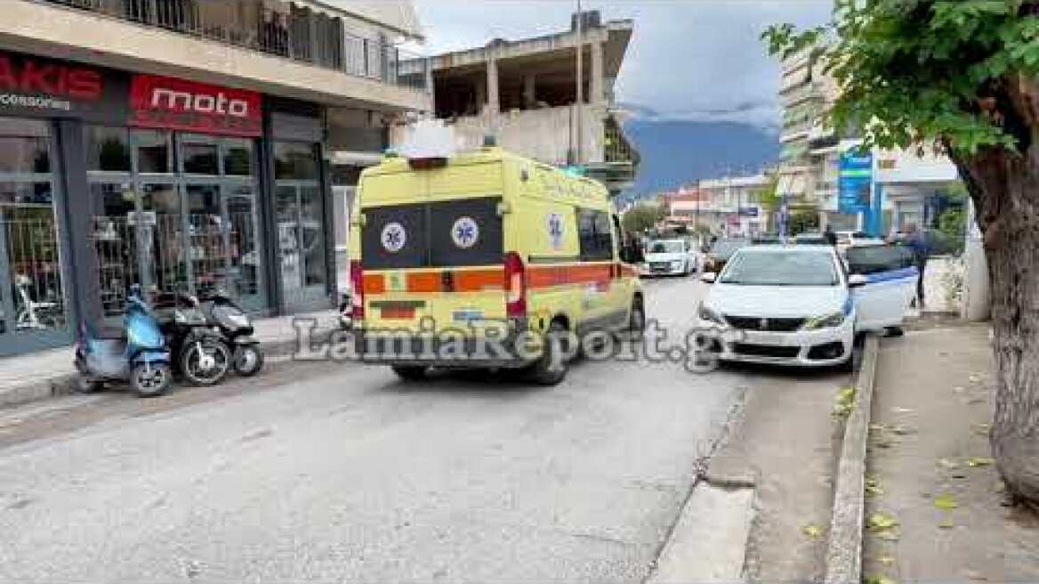 LamiaReport.gr: Τροχαίο με μηχανάκι σε κεντρικό δρόμο της Λαμίας